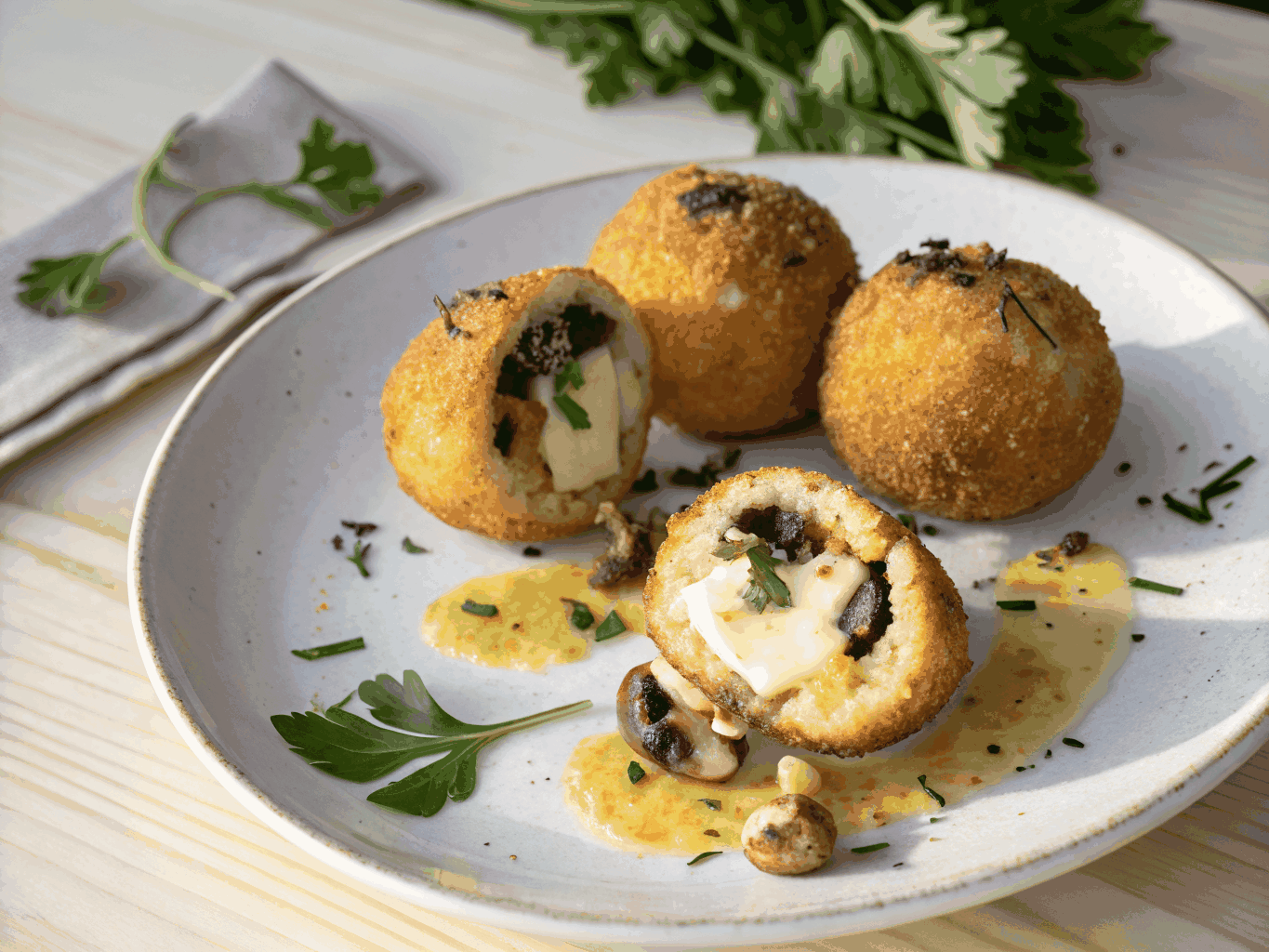 Wild Mushroom Arancini